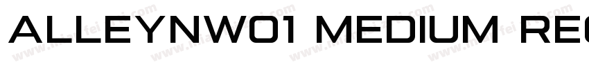 AlleynW01 Medium Regular字体转换